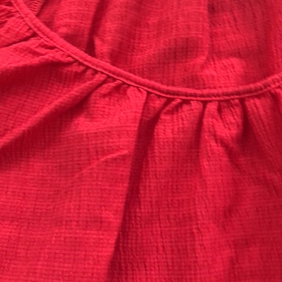 Madewell Texture and Thread Peasant Shirt - Lghtweight, Gathered Scoop-neck- - Picture 14 of 16